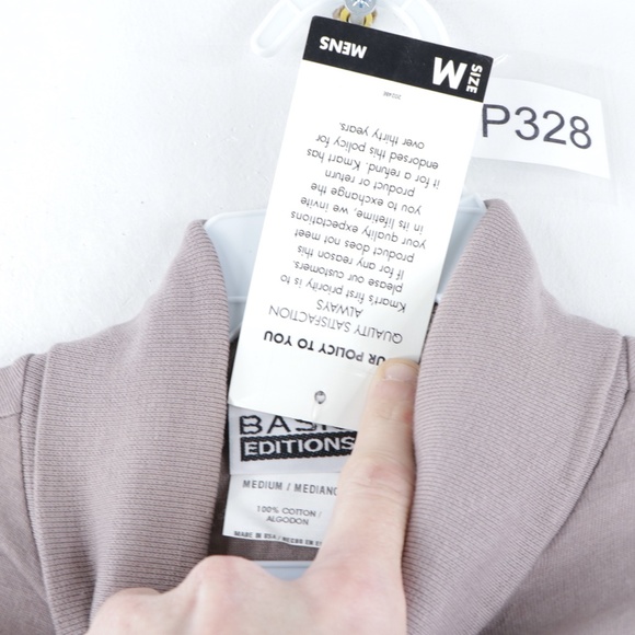 NOS Vintage 90s Streetwear Turtleneck Sweater Gray - Picture 4 of 7